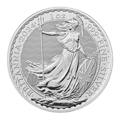 A picture of a Pièce d’argent Britannia de 1/1 oz (2024)